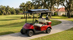 Ray Rider solar canopy on a golf course
